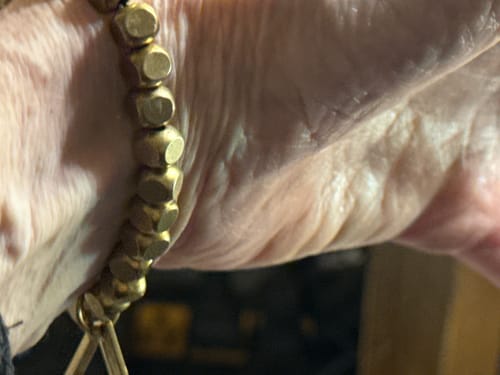 Customer photo review of Buddha Stones Copper Healing Bracelet