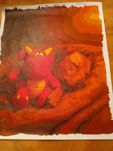 Customer photo review of Special Design - Paint by Numbers Kit