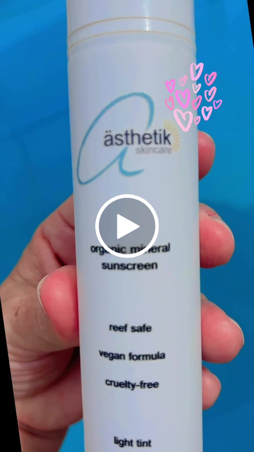 Customer video review of organic tinted mineral sunscreen spf50 | 3.9oz
