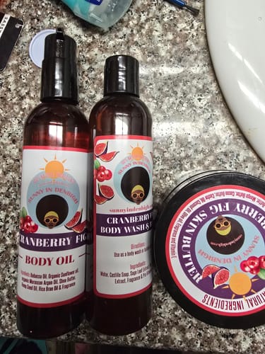 Customer photo review of Cranberry Fig Autumn Bundle