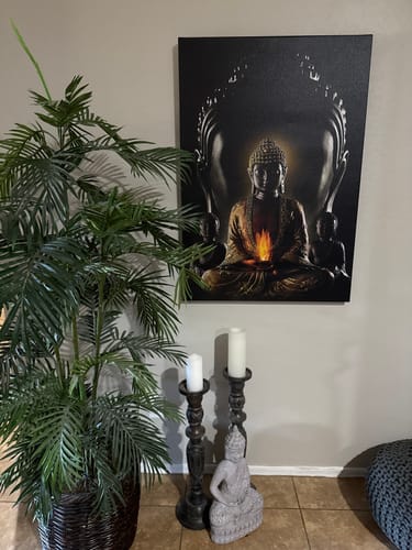 Customer photo review of BUDDHA CHAKRA CANVAS