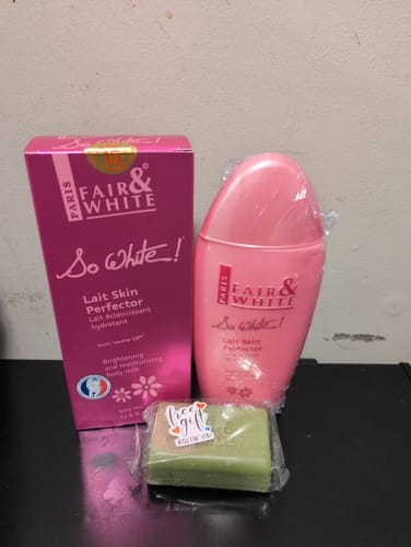 Customer photo review of Pack of Two  So White! Skin Perfector Body Lotion 500 ml-  Special