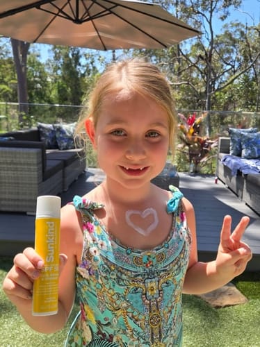 Customer photo review of Sunkind SPF 50 Mineral Sunscreen – Pre Summer 2-Pack