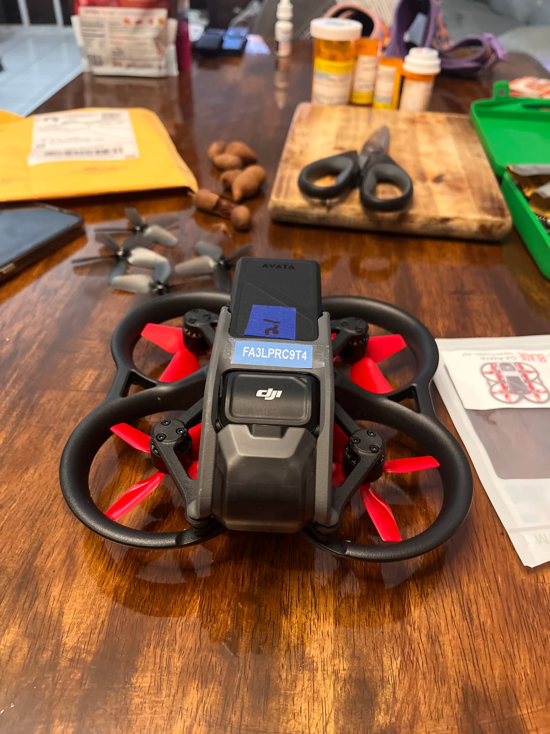 Customer photo review of DJI Avata 4-blade Upgrade Propeller Set x4 Red
