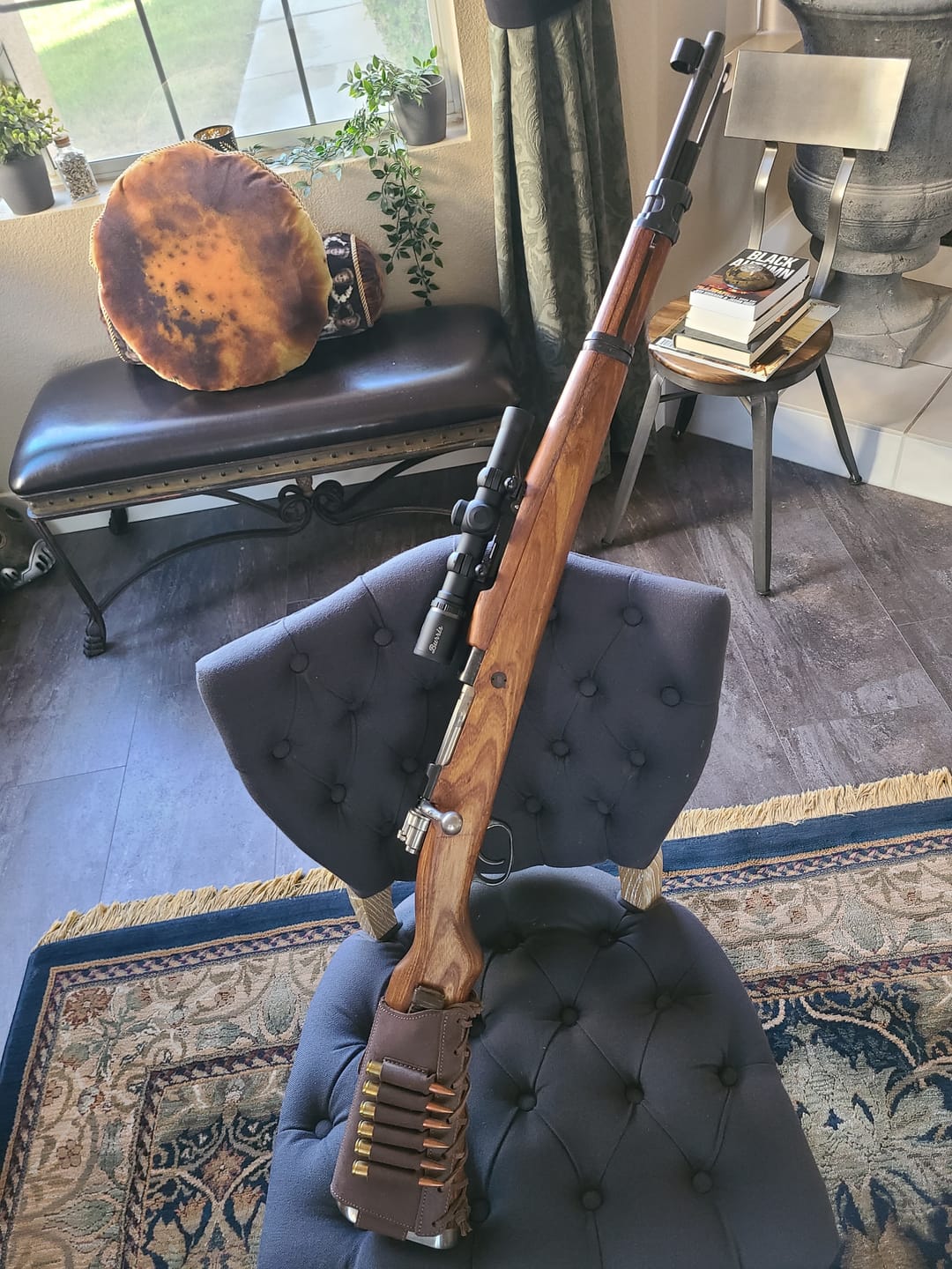 Customer photo review of Scout Mount for Mauser Yugo M48, K.Kale, Spanish M43, VZ.24, Argentine M1909, Brazilian 1908 & 1908/34