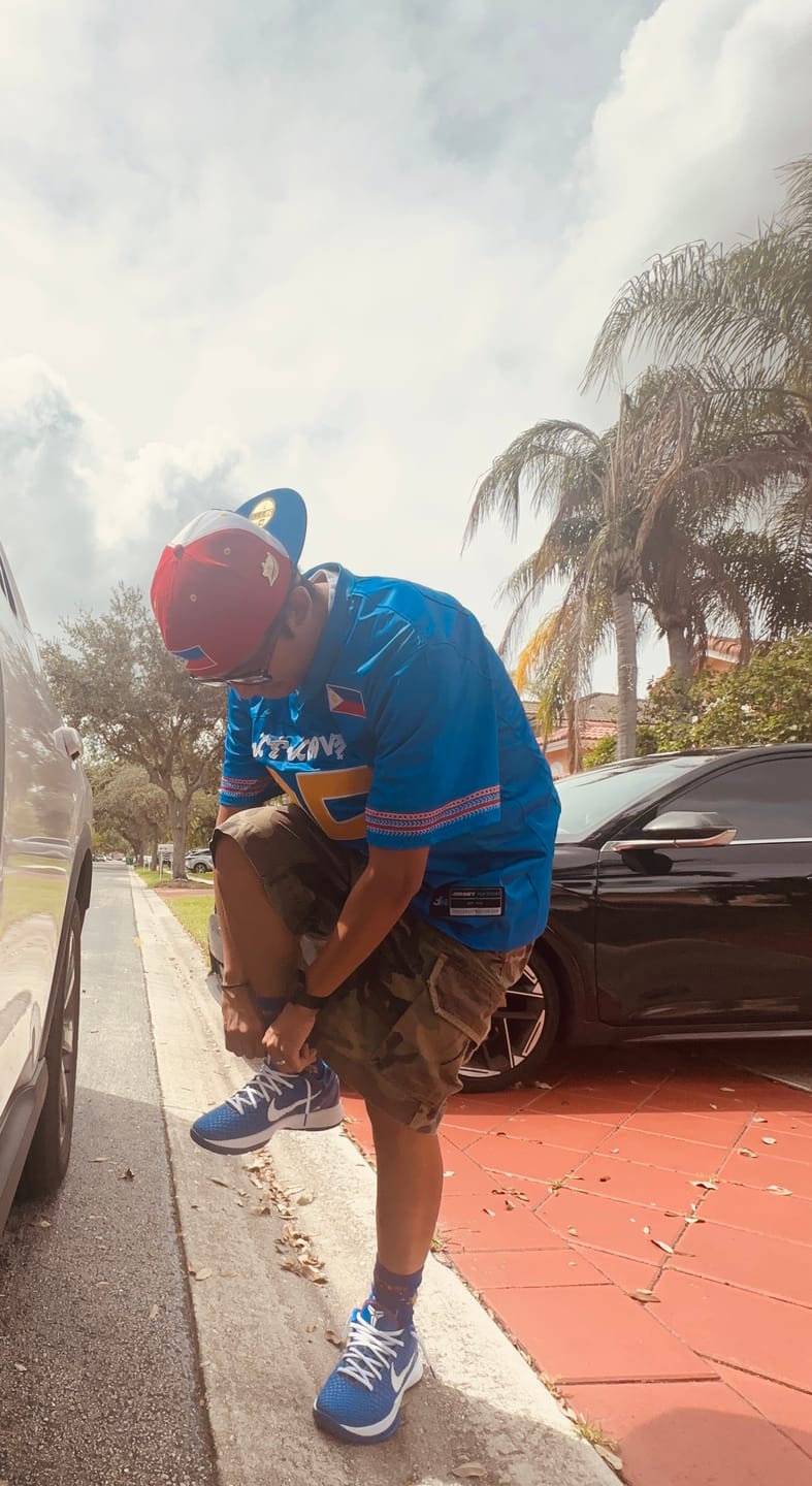 Customer photo review of Philippines Heritage Custom Football Jersey