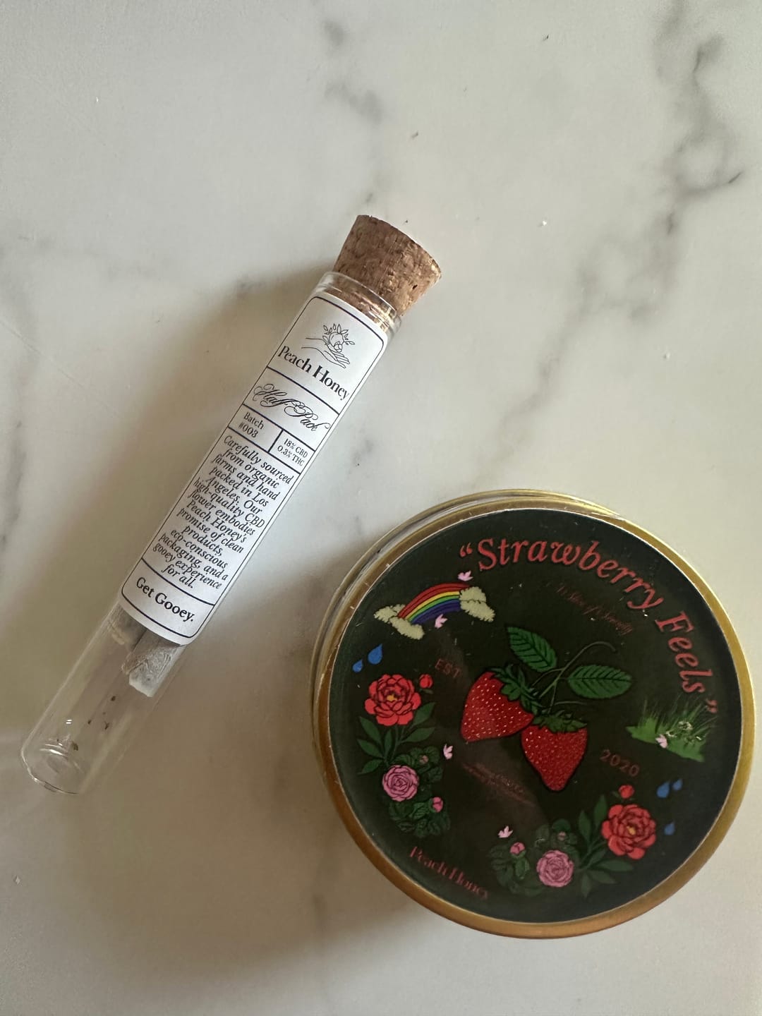 Customer photo review of "Strawberry Feels" CBD Gummies
