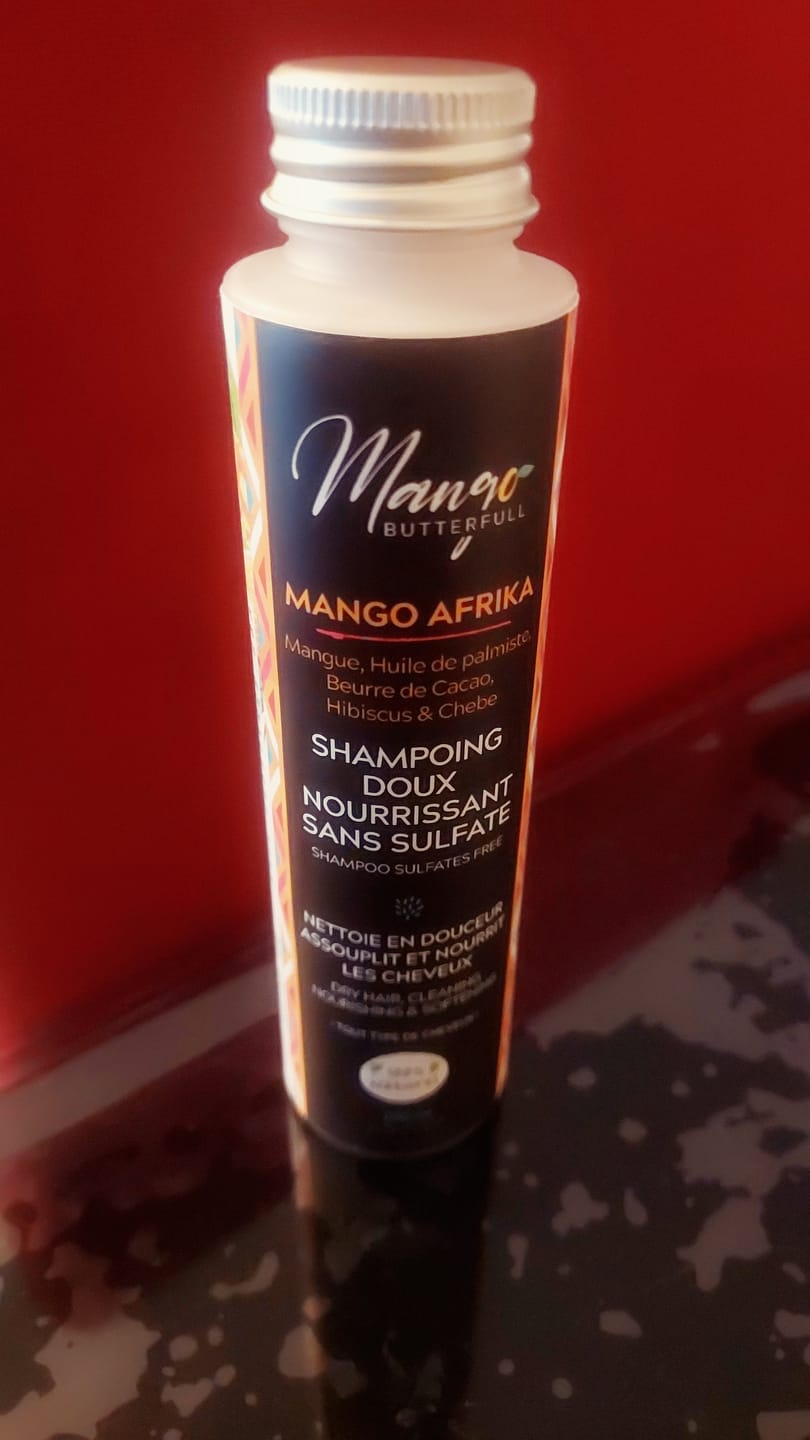 Customer photo review of Shampoing doux sans sulfates  MANGO AFRIKA