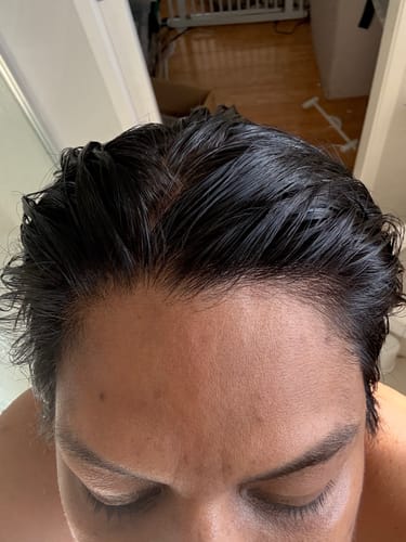 Customer photo review of Instant Dye Shampoo