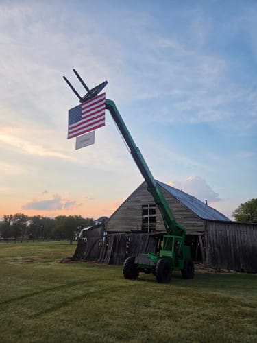 Customer photo review of Ultra Heavy Duty American Flag - 2-ply Polyester - Made In USA