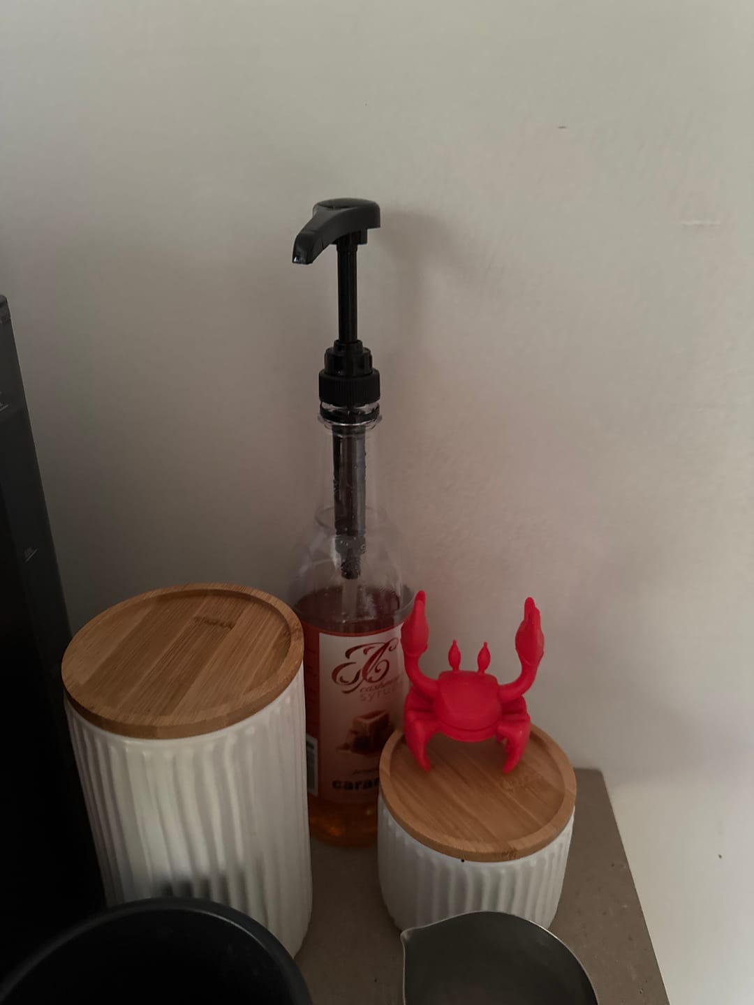 Customer photo review of Caramel Coffee Syrup
