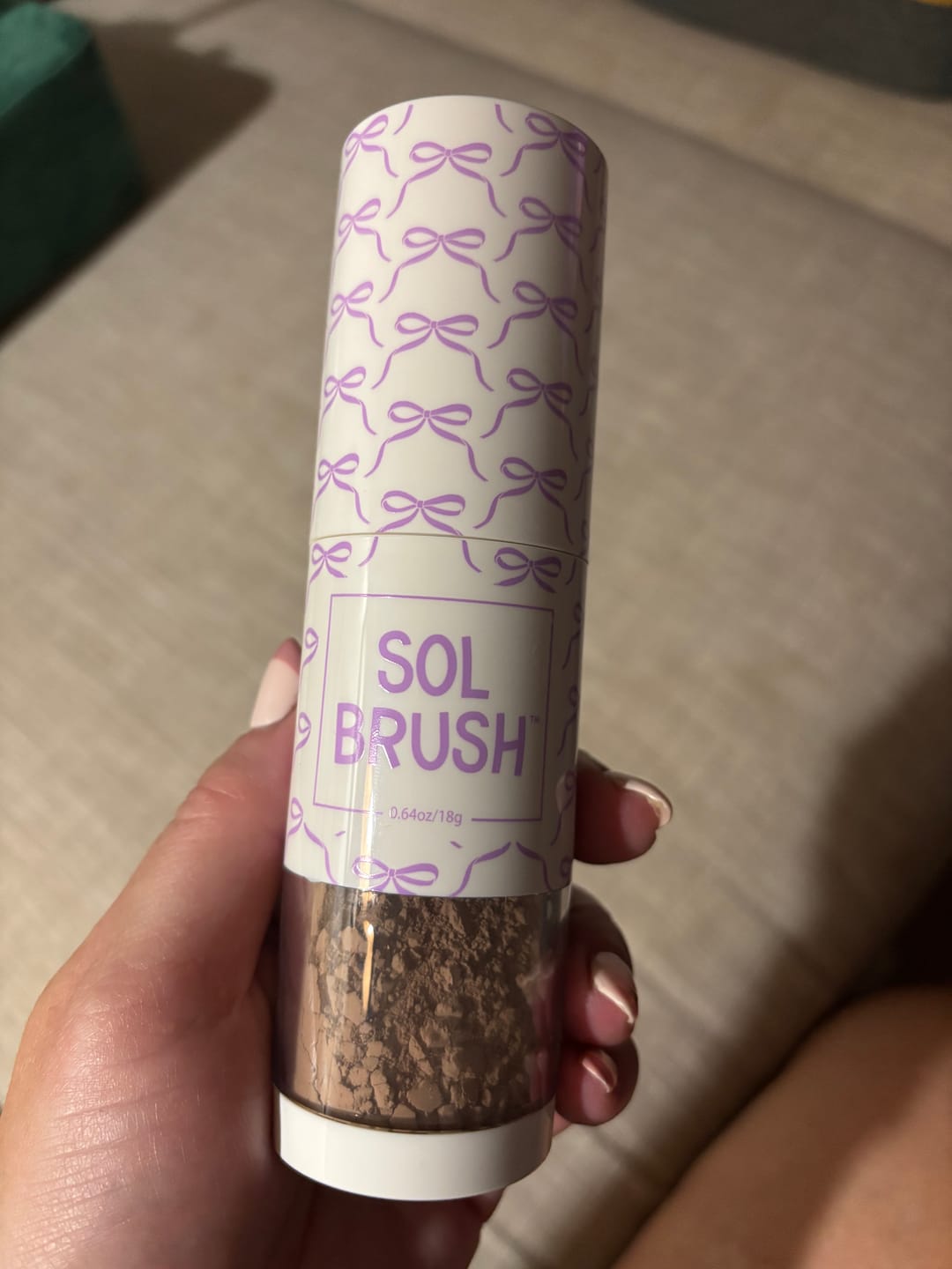 Customer photo review of Sol Brush SPF 50