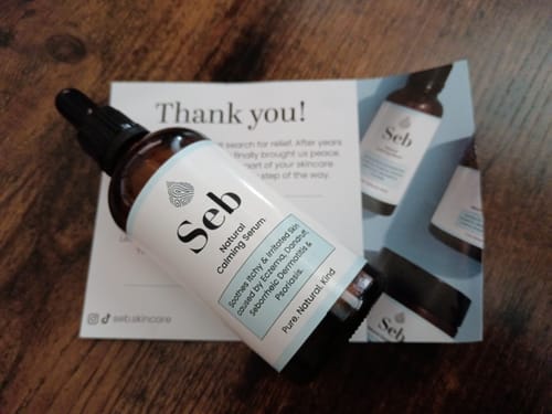 Customer photo review of Seb Natural Calming Serum