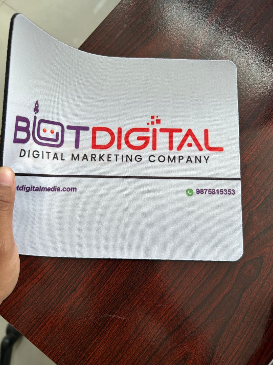 Customer photo review of Customized Mouse Pad | Best for Corporate Gifting | PrintMine.in