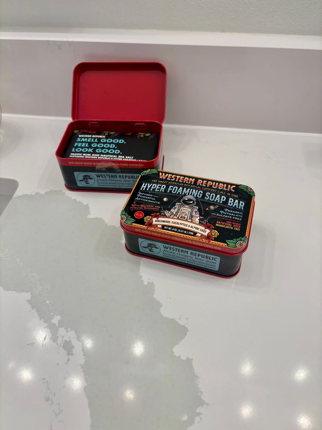 Customer photo review of Soap Bar Double Scent Starter Kit