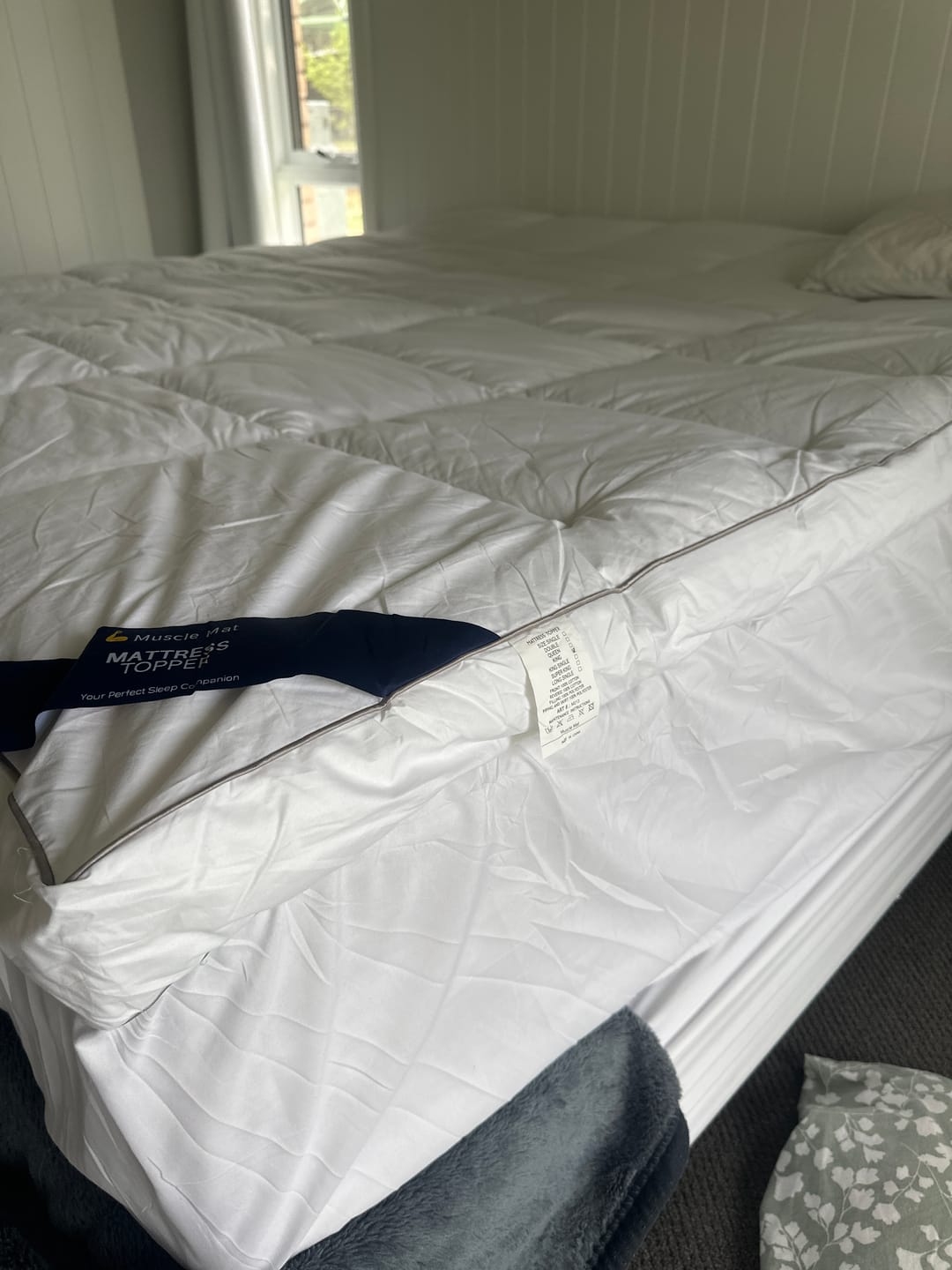 Customer photo review of Muscle Mat Luxury Mattress Topper