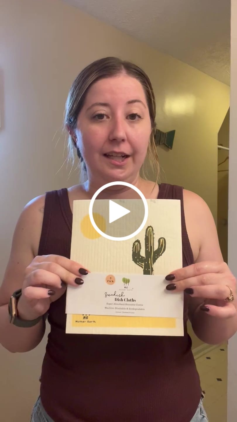 Customer video review of Reusable Swedish Dishcloths