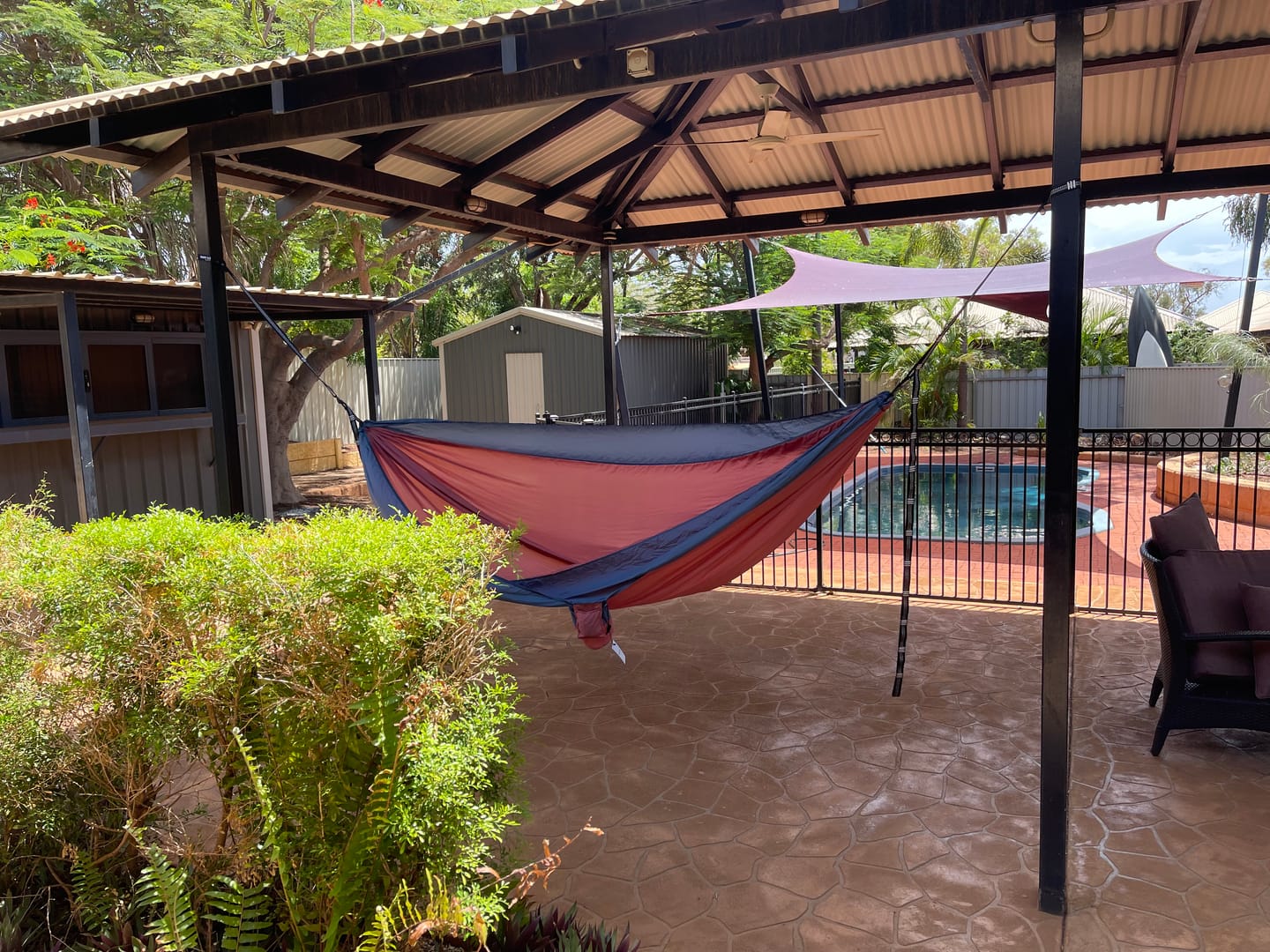 Customer photo review of Lightweight Double Hammock