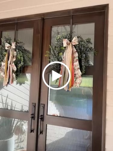 Customer video review of Forest Tapestry Wreath Ribbon