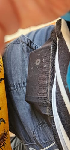 Customer photo review of Insulin Pump Waist Belt with Window - Dia-Bellyband Mesh Window