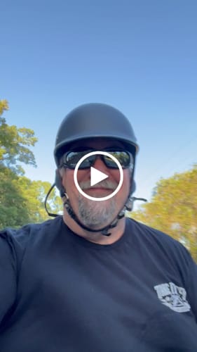 Customer video review of Low Profile Reversible DOT Polo Helmet / Matte Black