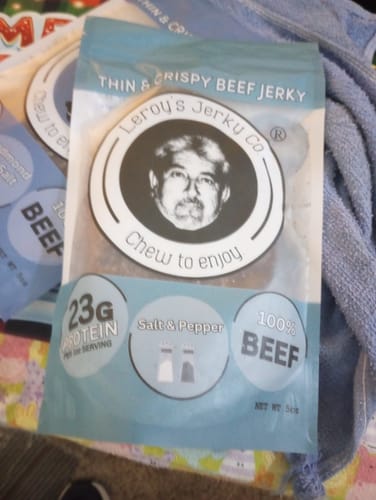 Customer photo review of REAL SALT Beef Jerky