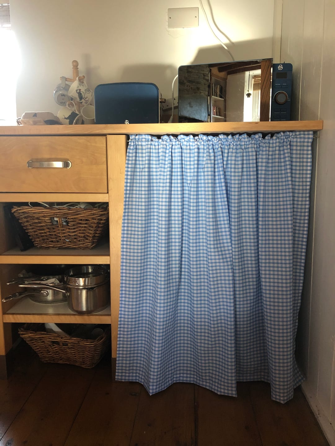 Customer photo review of 1/4 inch Gingham Polycotton Fabric