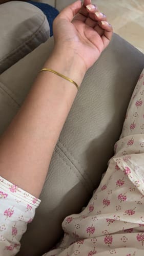 Customer photo review of Silk Chain Bracelet