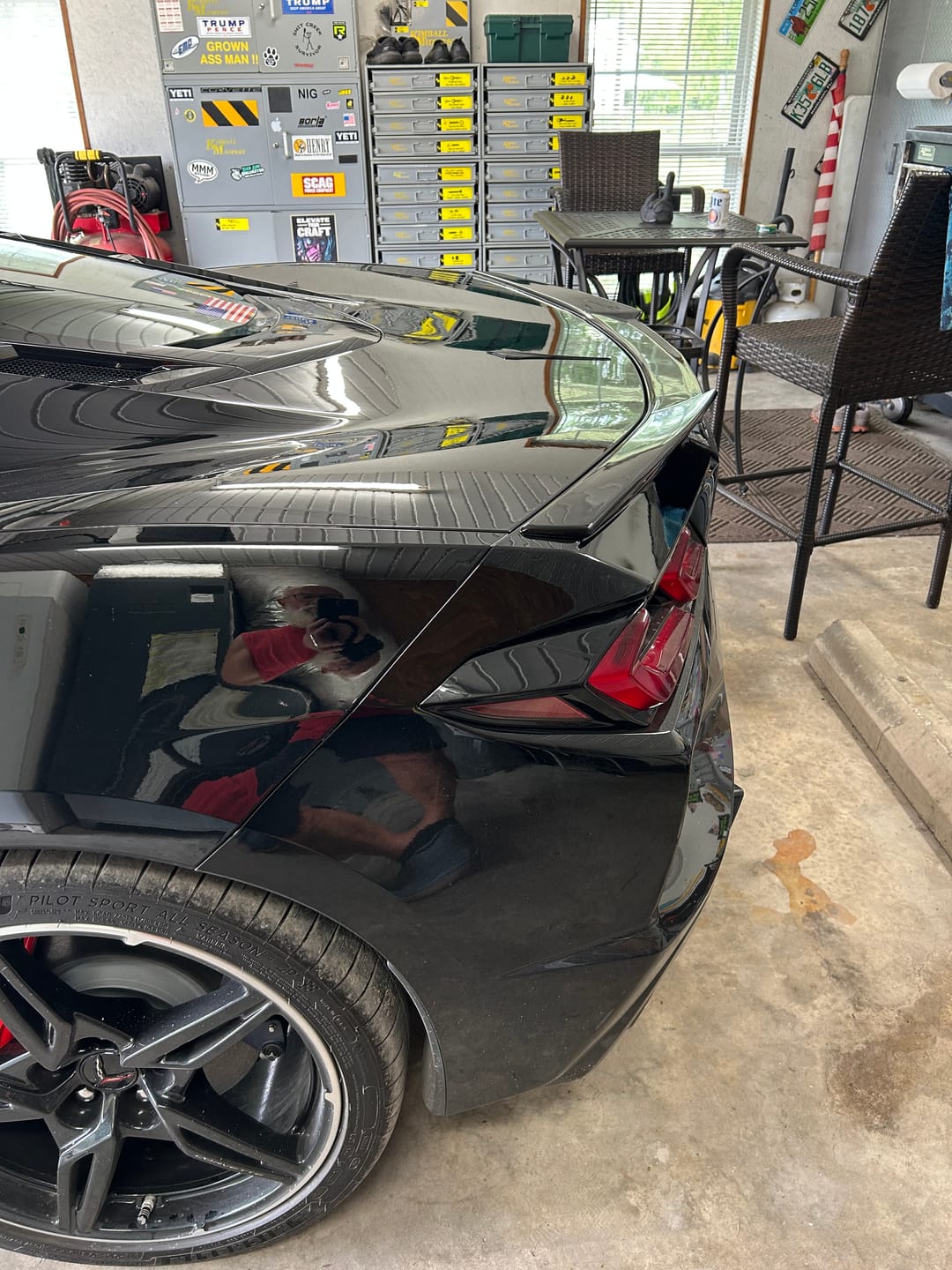 Customer photo review of Corvette C8 Stingray Rear Spoiler [Low Profile Package]