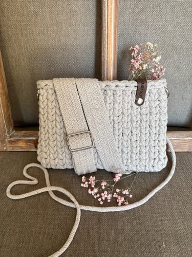 Customer photo review of Label Set mit Herz Ausschnitt - Häkelkorb Label - aus Kunstleder