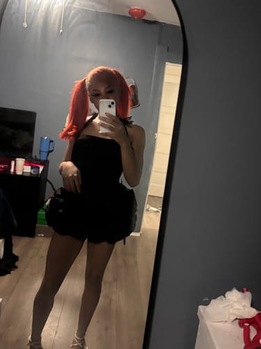 Customer photo review of Sophia Rose 3-D Skirt Set -Black