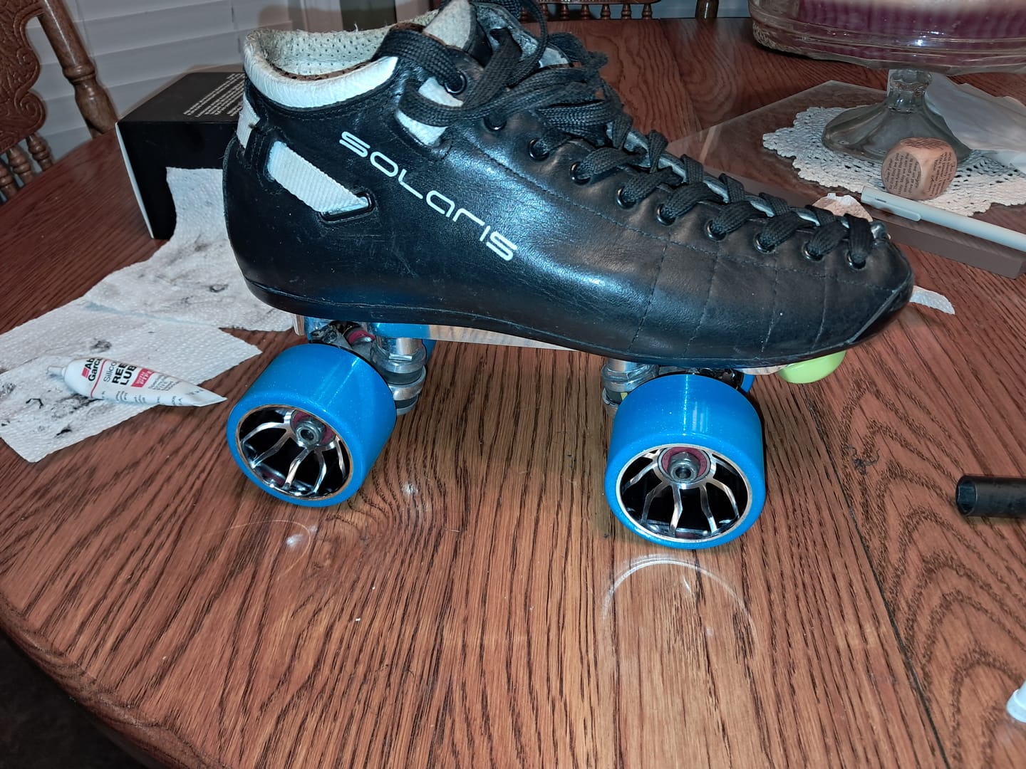 Customer photo review of Bont Moonwalk Roller Skate Wheels – 64mm 96A Indoor