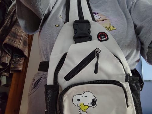 Customer photo review of Snoopy Classic Crossbody Bag