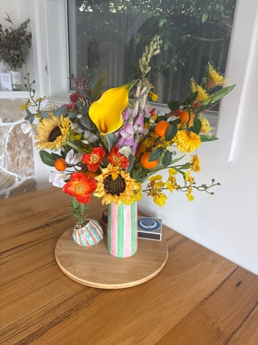 Customer photo review of The Regal Leo Bouquet