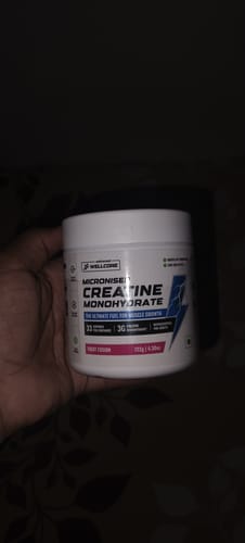 Customer photo review of Wellcore - Pure Micronised Creatine Monohydrate (122g, 33 Servings) Fruit Fusion