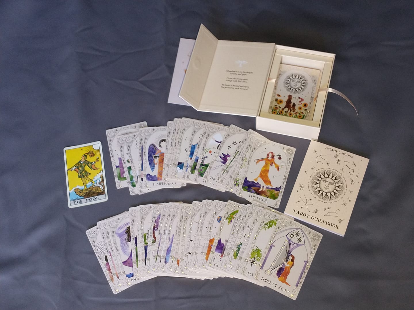 Customer photo review of Lightworker Tarot by Dreamy Moons