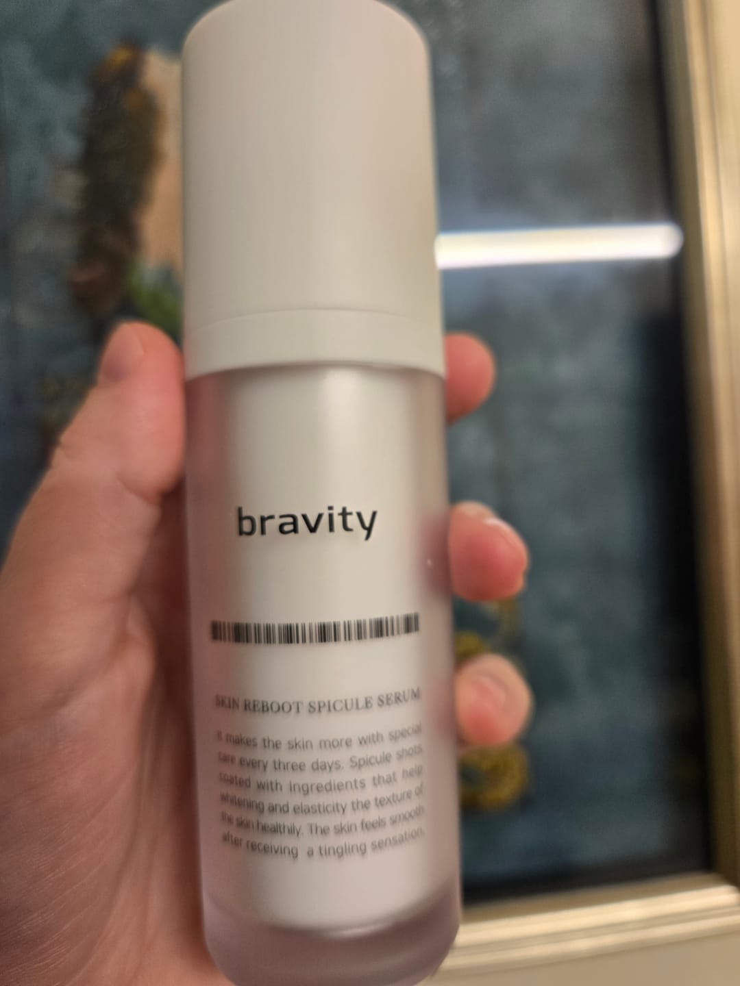 Customer photo review of Bravity Skin Reboot Spicule Serum