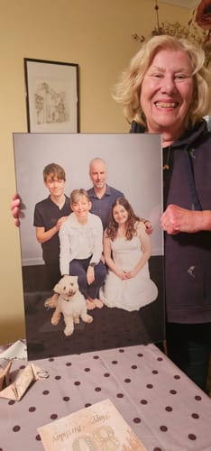 Customer photo review of Acrylic Mounting Panel - 40 x 60 cm