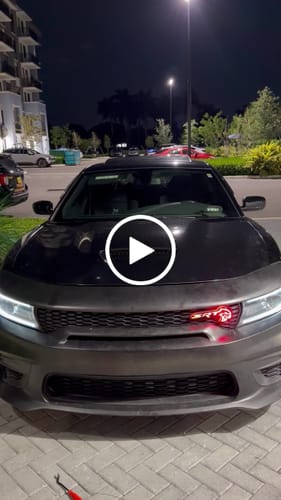 Customer video review of SRT Hellcat LED Emblem Badge: (Multicolor)