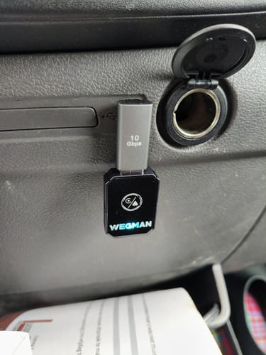 Customer photo review of WEGMAN™ CarPlay & Android Auto Dongle 2 in 1