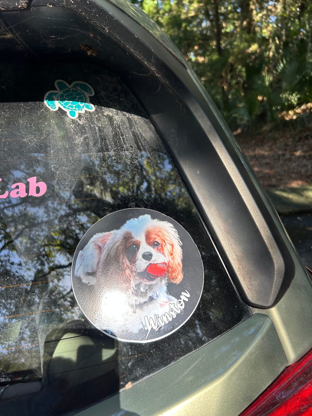 Customer photo review of Your photo -  Personalized Car Sticker