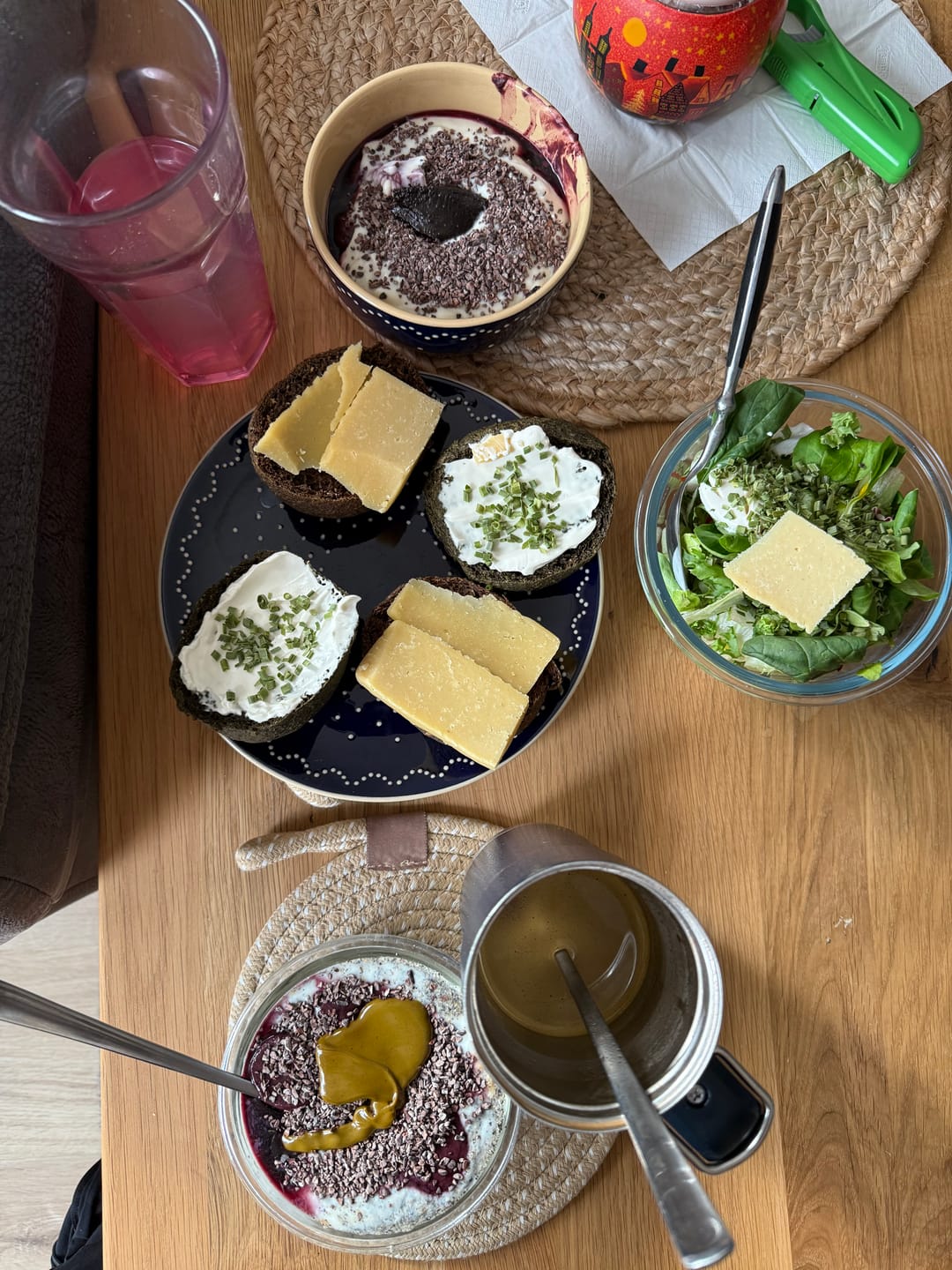 Customer photo review of Cocos-Chlorella-Brötchen