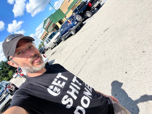 Customer photo review of Get Sh*t Done Tee