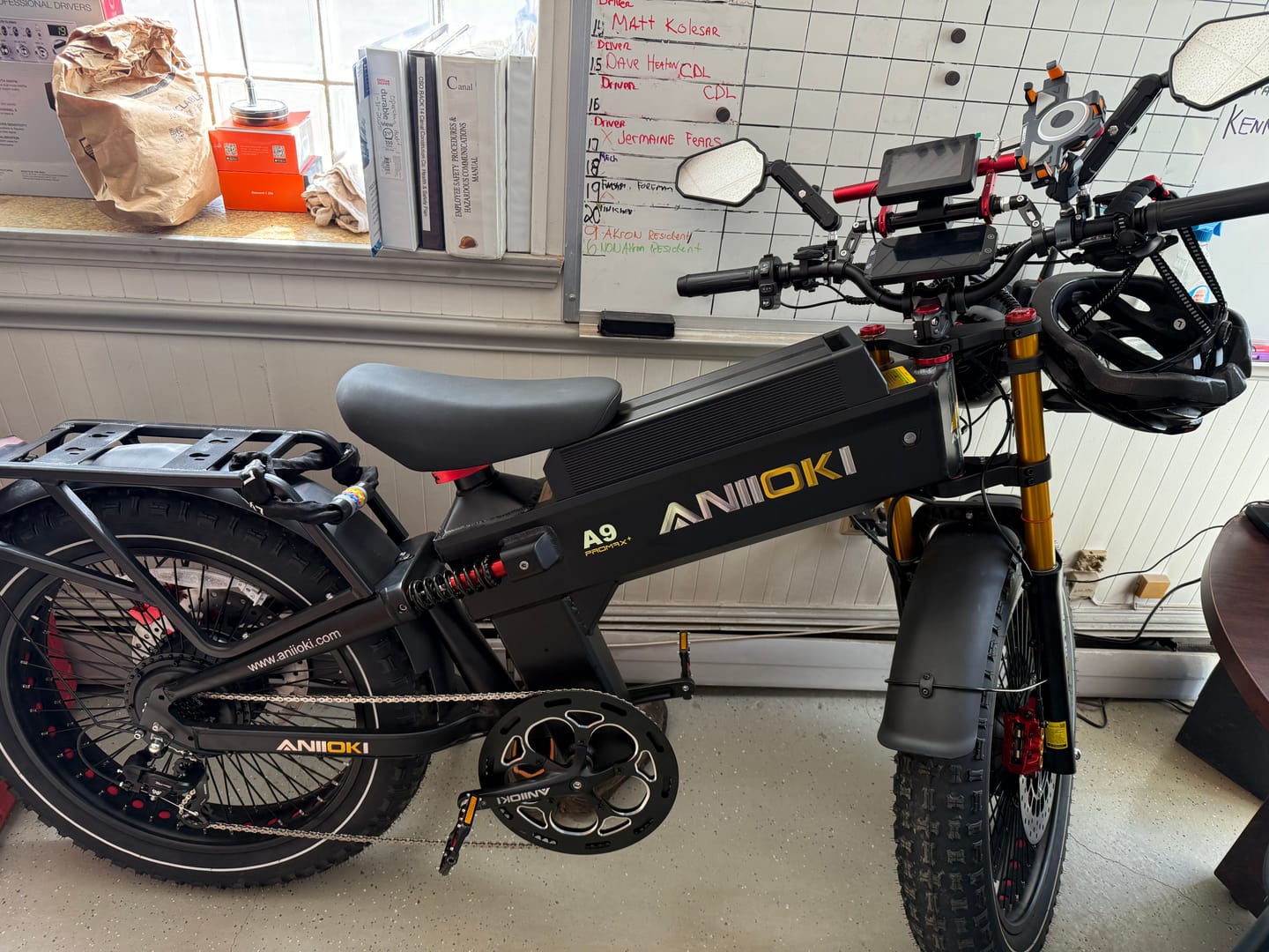 Customer photo review of 2025 Version A9 Pro Max 60V Dual Motor Ebike