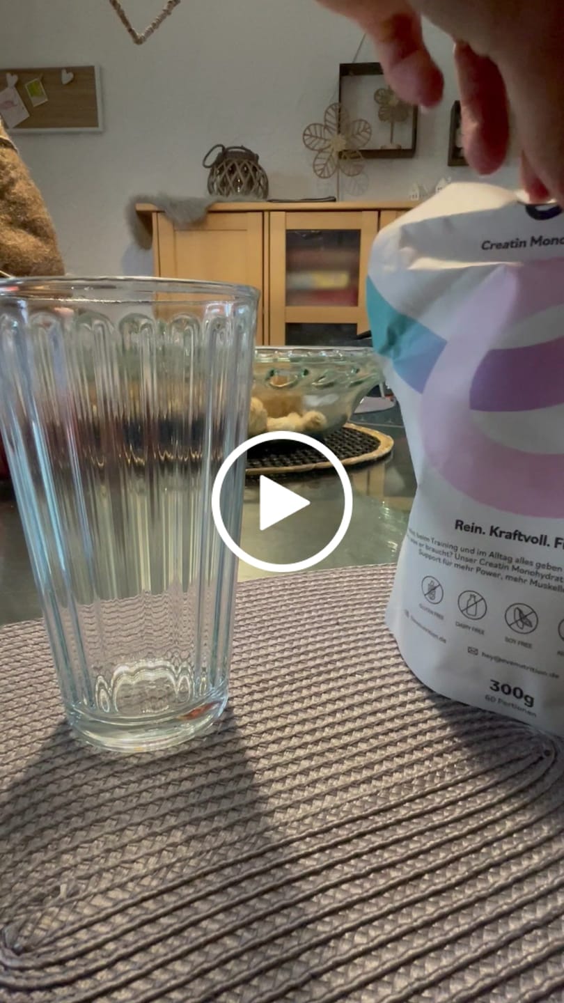 Customer video review of Premium Creatin Monohydrat Creapure®