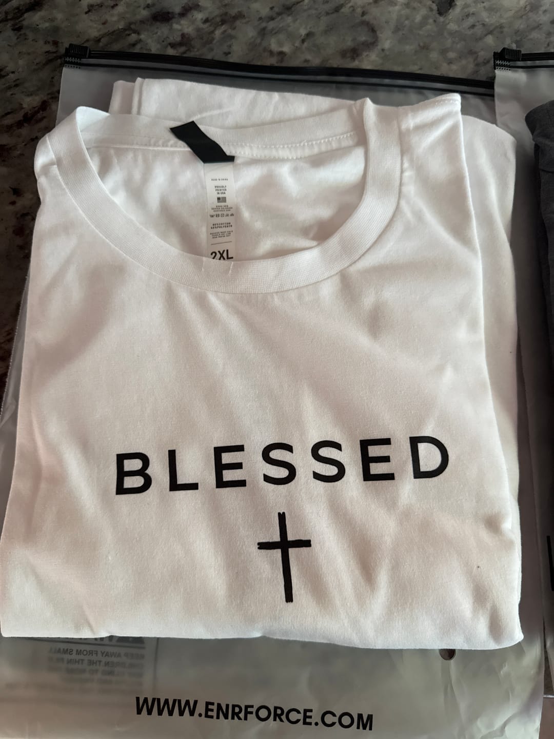 Customer photo review of Blessed Tee