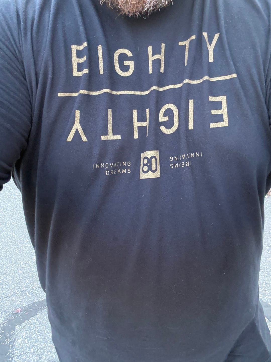 Customer photo review of 80Eighty® Golden MIrror Shirt