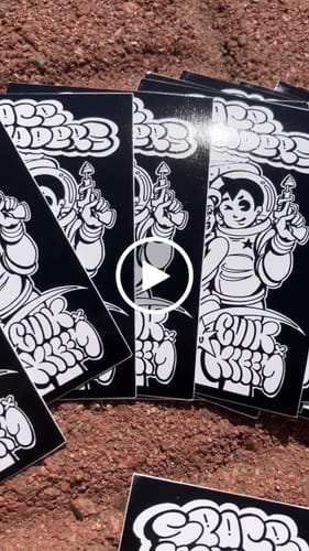 Customer video review of 200 3.5" Custom Vinyl Stickers