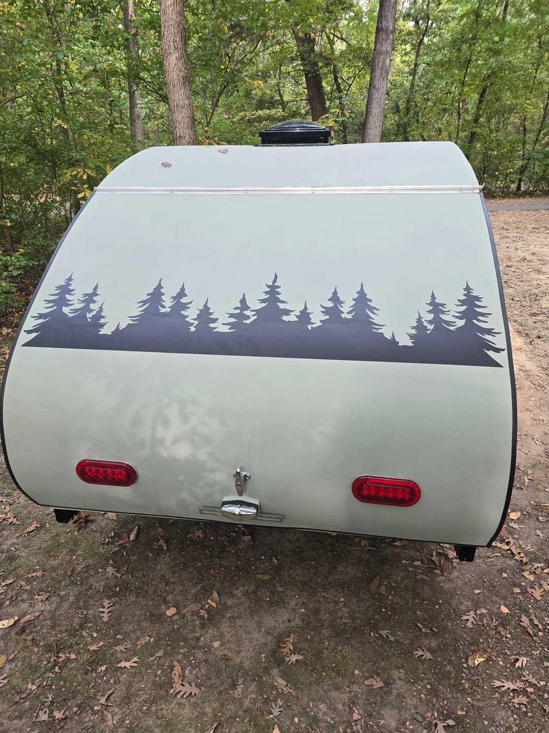 Customer photo review of Camper Van RV tree silhouette decal