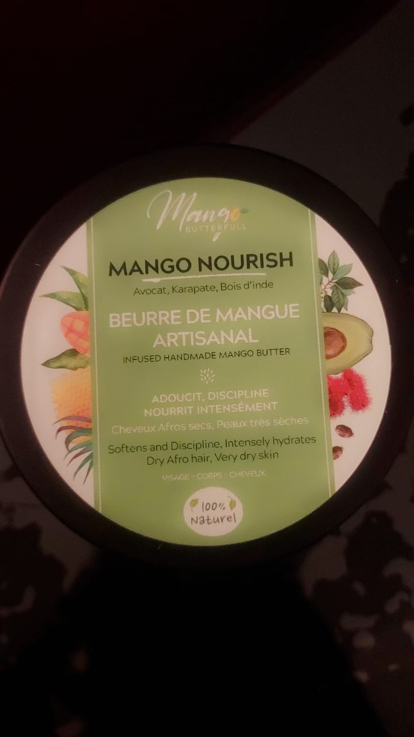 Customer photo review of Beurre de mangue artisanal NOURISH